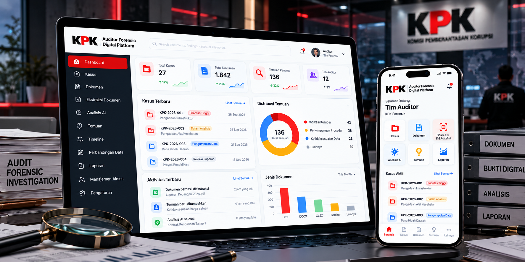 Auditor Forensic Digital Platform project preview